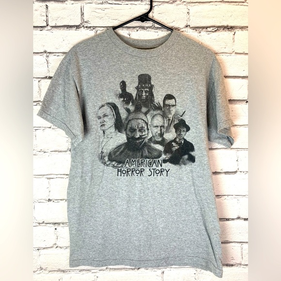 American Horror Story Gray Villain T Shirt size Medium - Picture 1 of 4
